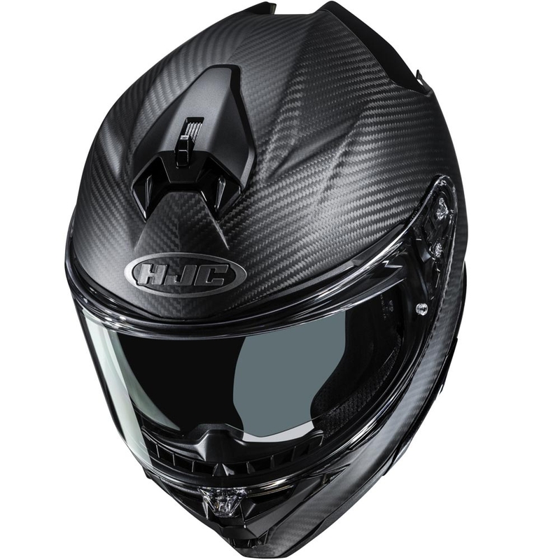 Cască integrală HJC F72 Carbon Solid, neagră mat
