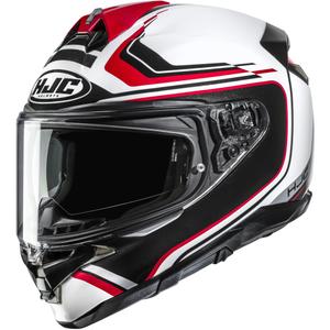 Cască integrală pentru motocicletă HJC F72 Oflo MC1 alb-negru-roșu