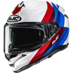 Cască integrală pentru motocicletă HJC F72 Racero MC21 alb-roșu-albastru