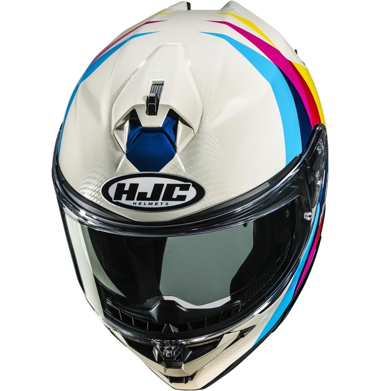 Cască integrală pentru motocicletă HJC F72 Racero MC23, culoare albă