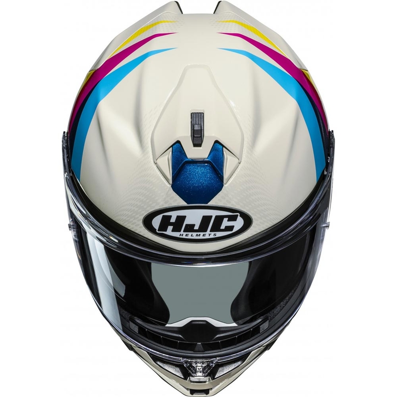 Cască integrală pentru motocicletă HJC F72 Racero MC23, culoare albă