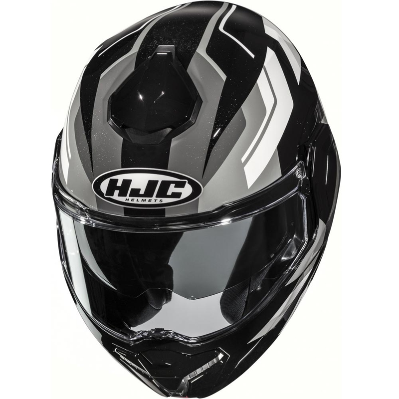 Cască de motocicletă pliabilă HJC i101 Krone MC5 negru-gri-alb