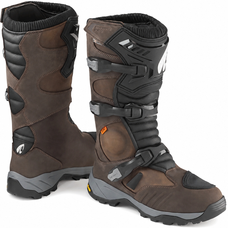 Ghete moto Forma Adventure Pro Dry maro