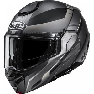 Cască de motocicletă pliabilă HJC i101 Mira MC9SF negru-gri