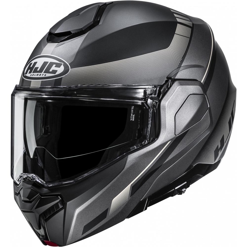 Cască de motocicletă pliabilă HJC i101 Mira MC9SF negru-gri
