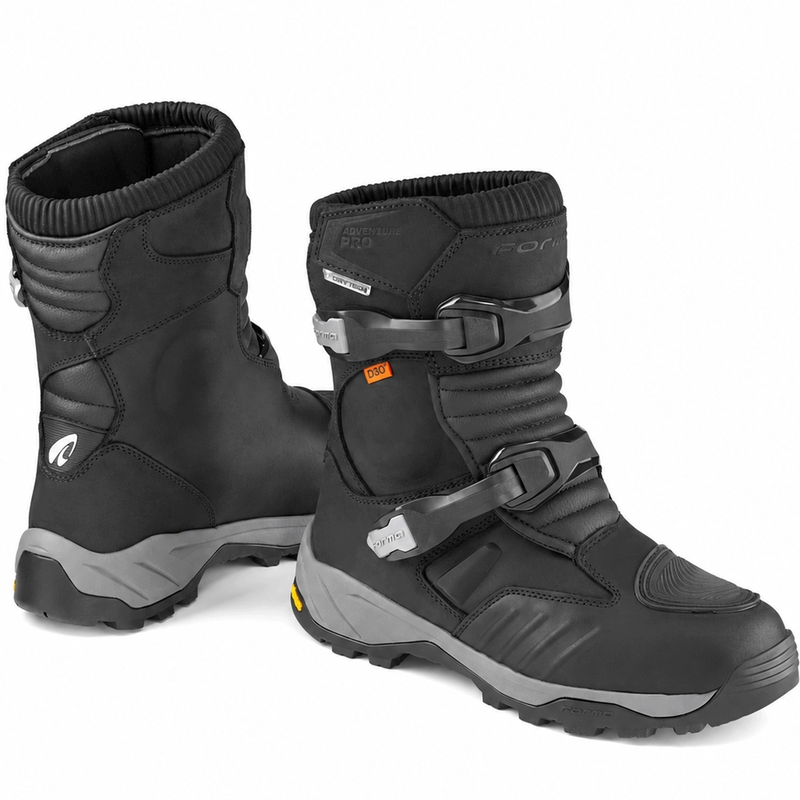 Ghete moto Forma Adventure Pro Low Dry negre