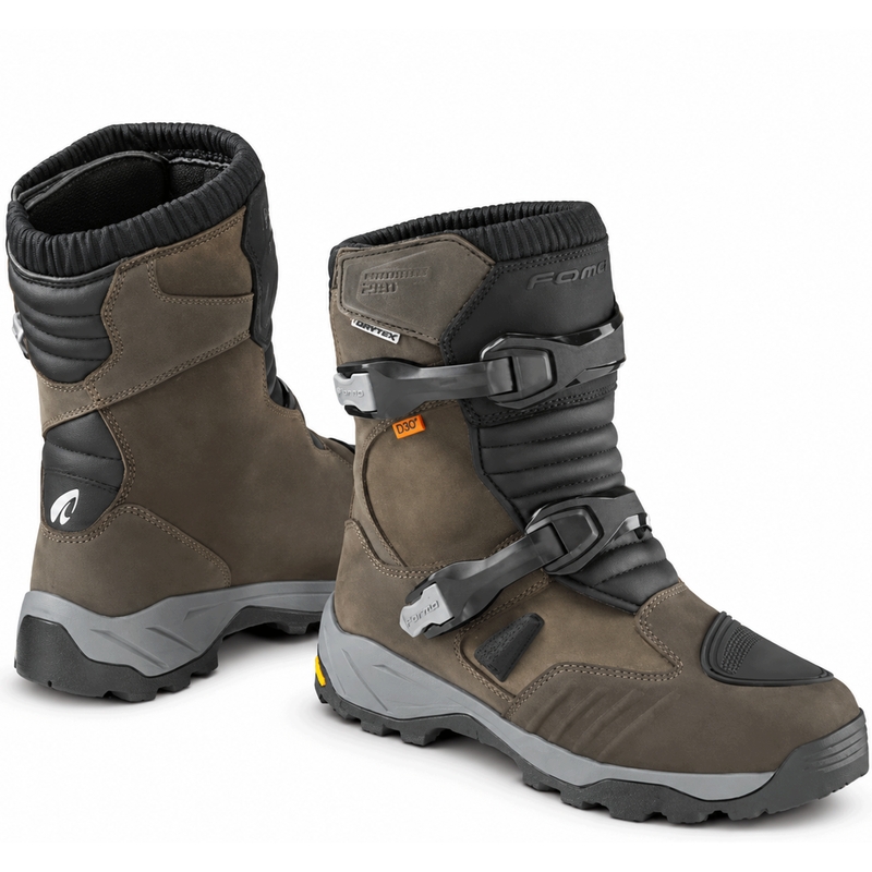 Ghete moto Forma Adventure Pro Low Dry maro
