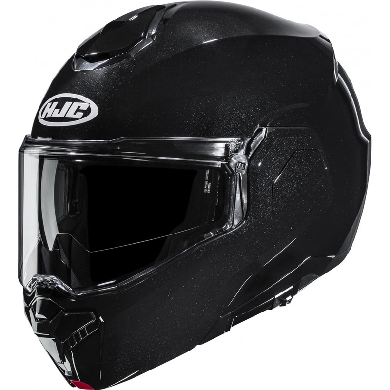 Cască de motocicletă pliabilă HJC i101 Negru metalizat solid