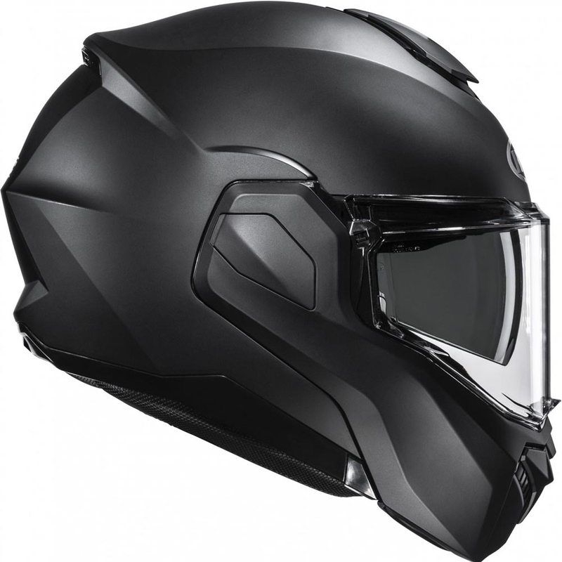 Cască de motocicletă pliabilă HJC i101 Solid negru semi-mat