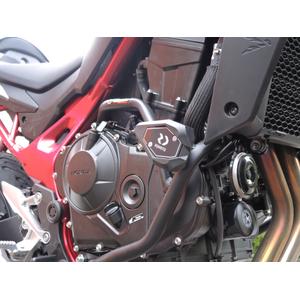 Engine guards RDMOTO CF166KDSL01K Negru (with protectors) pentru HONDA CB 750 Hornet 2022-2025