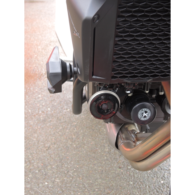 Engine guards RDMOTO Negru (with protectors) pentru HONDA CB 750 Hornet 2022-2025