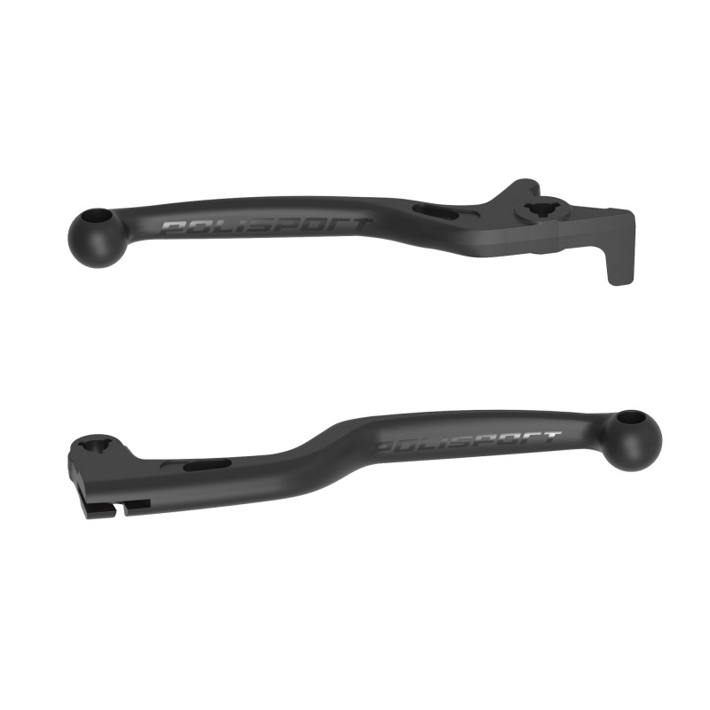 APT Unbreakable levers kit POLISPORT Negru pentru HONDA CRF 300 L 2021-2025, HONDA CRF 300 Rally 2021-2025