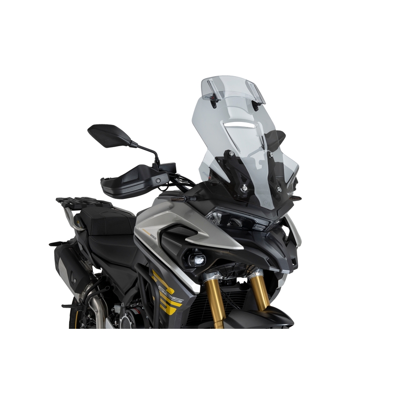 Parbriz PUIG TOURING WITH VISOR smoke pentru VOGE DSX 525 2024-2026, VOGE DSX 625 2025-2026