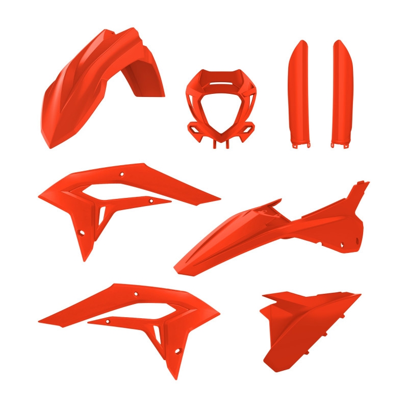 Kit plastice POLISPORT Rosu pentru BETA Xtrainer 250 2023-2026, BETA Xtrainer 300 2023-2026