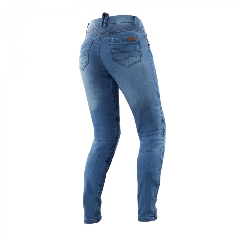 Blugi motociclisți extensibili pentru femei Shima Jess albaștri
