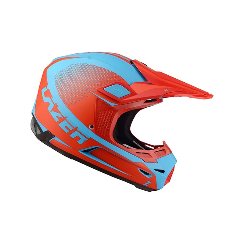 Cască de motocross Lazer X9 Sprocket roșu-albastru