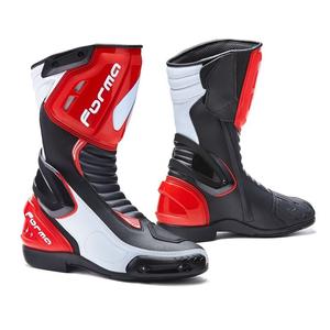 Forma Freccia - cizme de motocicletă negru-alb-roșu