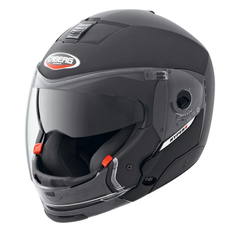 Cască de motocicletă CABERG HYPER X cu curea de bărbie detașabilă negru mat lichidare