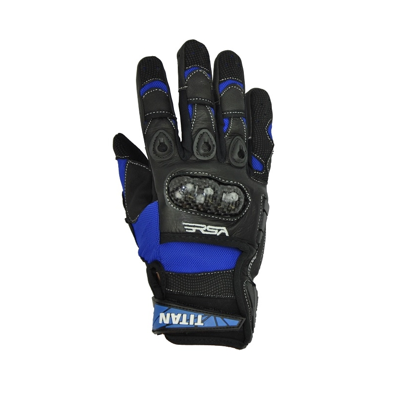 Mănuși de motociclete RSA Titan Blue lichidare