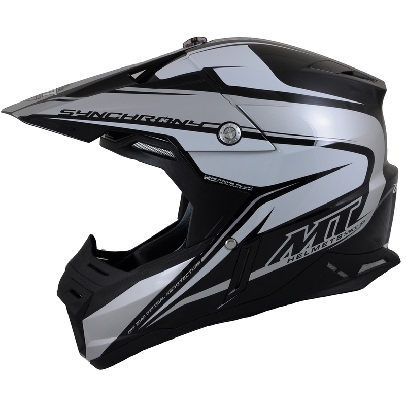 MT Synchrony Duality Cască de motocross negru/gri negru