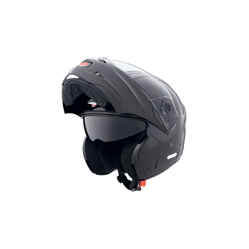 Cască de protecție Caberg Dingo, negru lucios - mărimea 2.5 mm Vânzare XL lichidare
