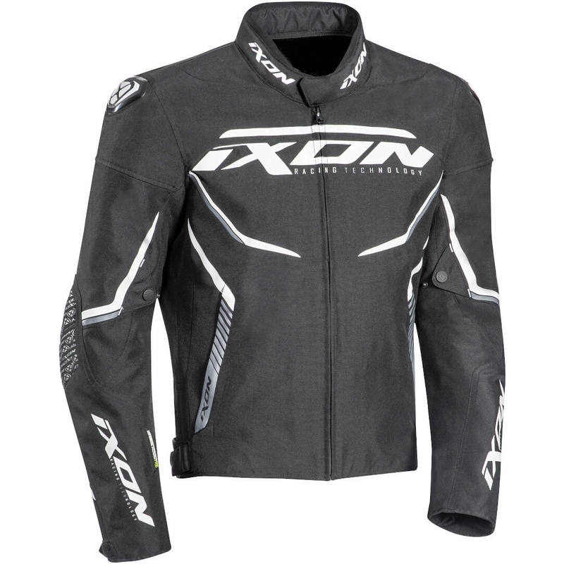 Jachetă de motociclete IXON Swinter Sport negru și alb lichidare