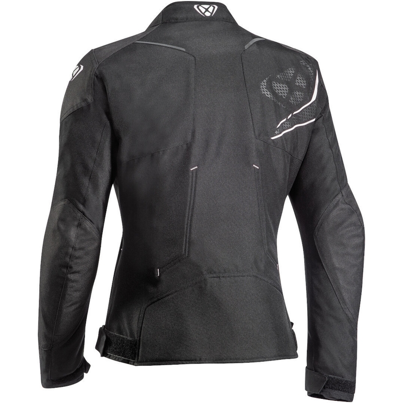 Jacheta de motociclete pentru femei IXON Luthor negru și alb lichidare