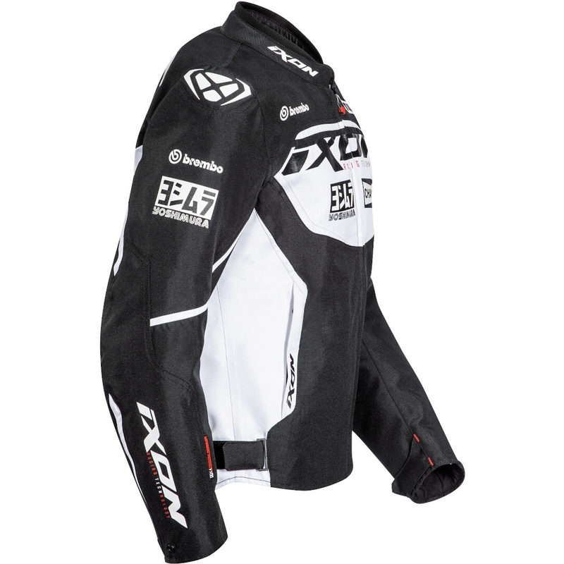 Jachetă pentru motociclete IXON Matrix Evo negru și alb lichidare