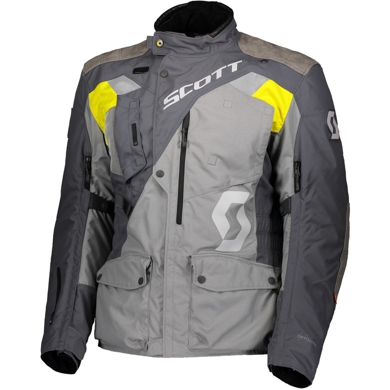 Jachetă pentru motociclete SCOTT Dualraid Dryo gri-galben lichidare