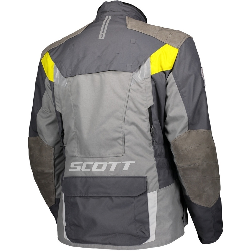 Jachetă pentru motociclete SCOTT Dualraid Dryo gri-galben lichidare