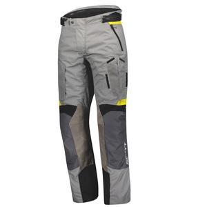 Pantaloni de motocicletă SCOTT Dualraid Dryo gri-galben lichidare výprodej