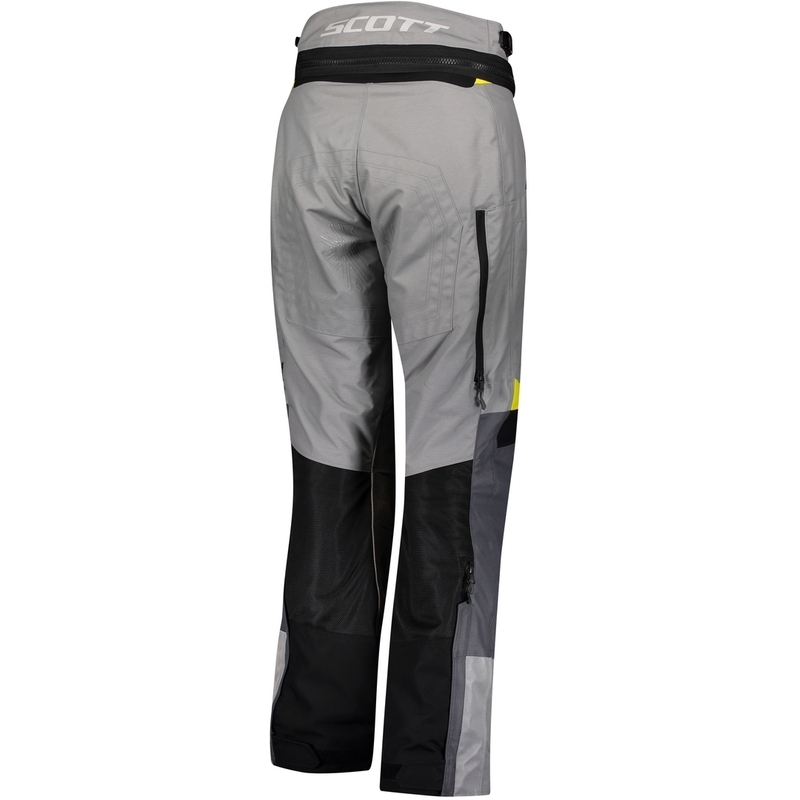 SCOTT Dualraid Dryo Pantaloni de motociclete pentru femei Grey și Yellow Vânzări lichidare