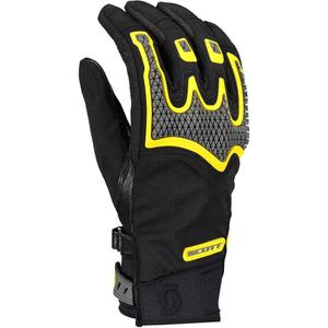 Mănuși de motocicletă SCOTT Dualraid negru-galben