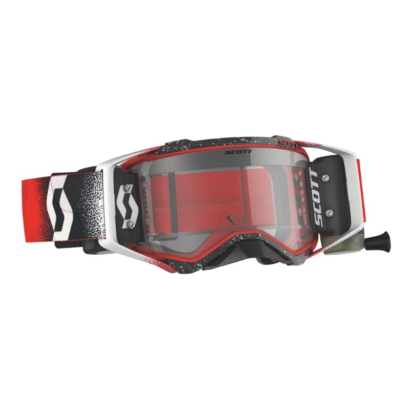 Ochelari de motocross SCOTT Prospect WFS negru-alb-roșu SCOTT Prospect WFS
