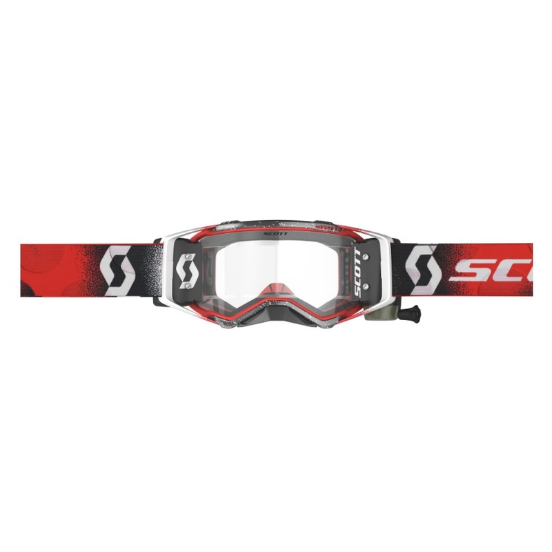 Ochelari de motocross SCOTT Prospect WFS negru-alb-roșu SCOTT Prospect WFS