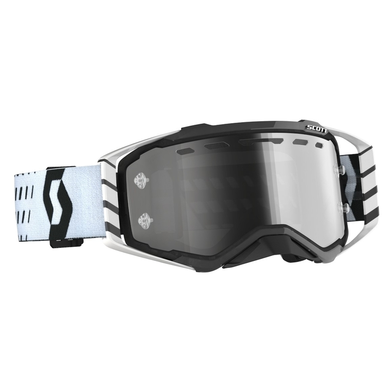 Ochelari de motocross SCOTT Prospect Enduro LS negru și alb SCOTT Prospect Enduro LS negru și alb
