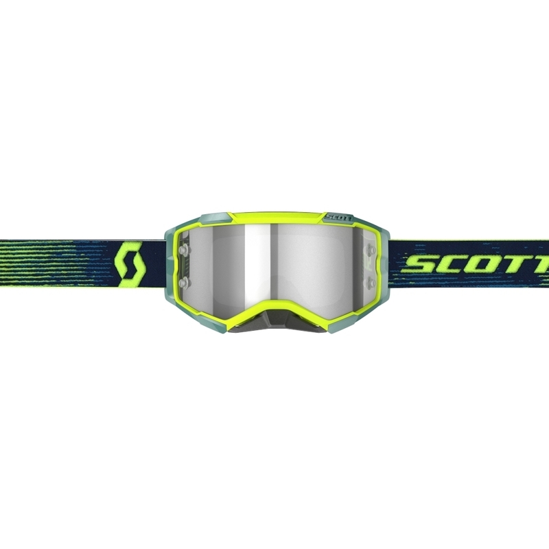 Ochelari de motocros SCOTT Fury LS galben-albastru lichidare
