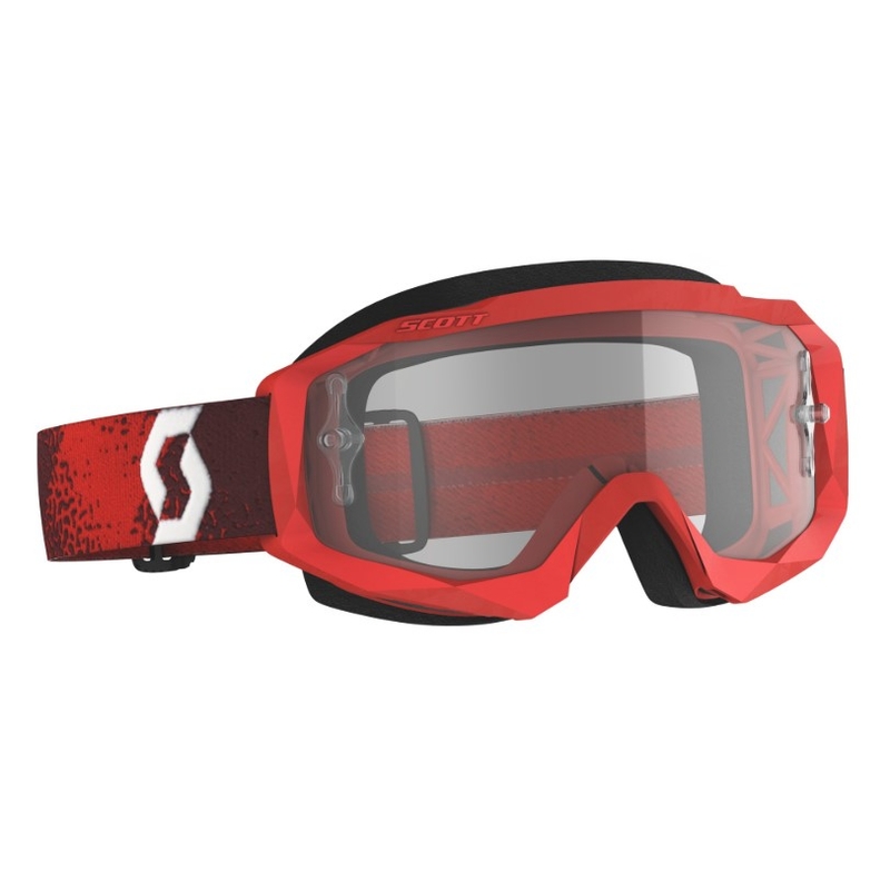 Ochelari de motocros SCOTT Hustle X MX roșu