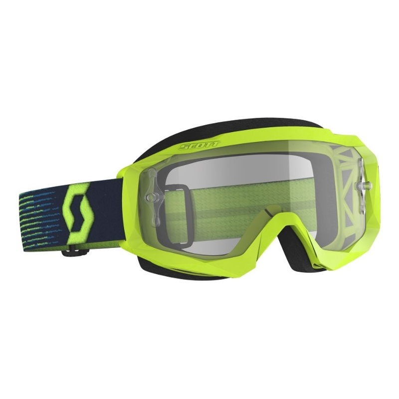 Ochelari de motocros SCOTT Hustle X MX galben-albastru