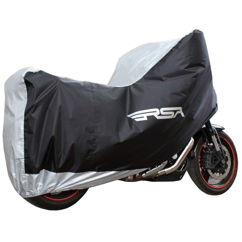 Husă pentru motocicletă RSA negru-argintiu