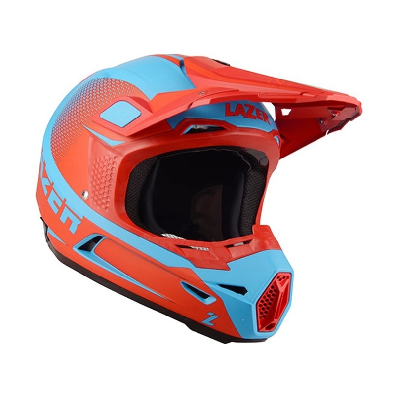 Cască de motocross Lazer X9 Sprocket roșu-albastru