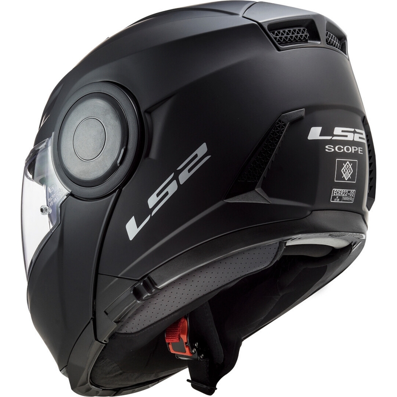LS2 FF902 Scope Cască de motocicletă LS2 FF902 Scope Solid Black Matte Flip-up