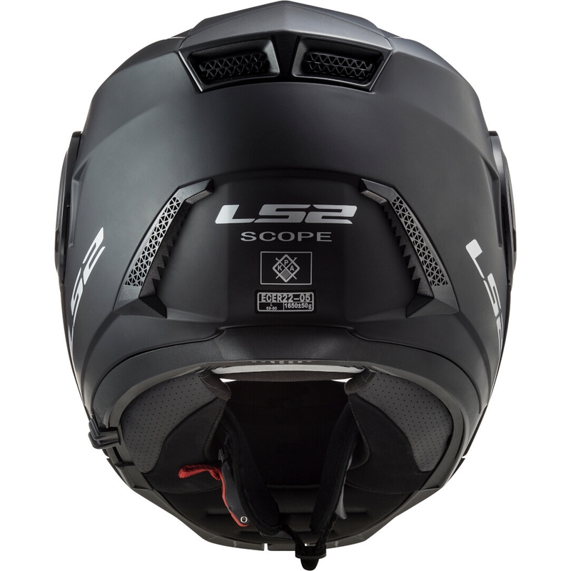 LS2 FF902 Scope Cască de motocicletă LS2 FF902 Scope Solid Black Matte Flip-up