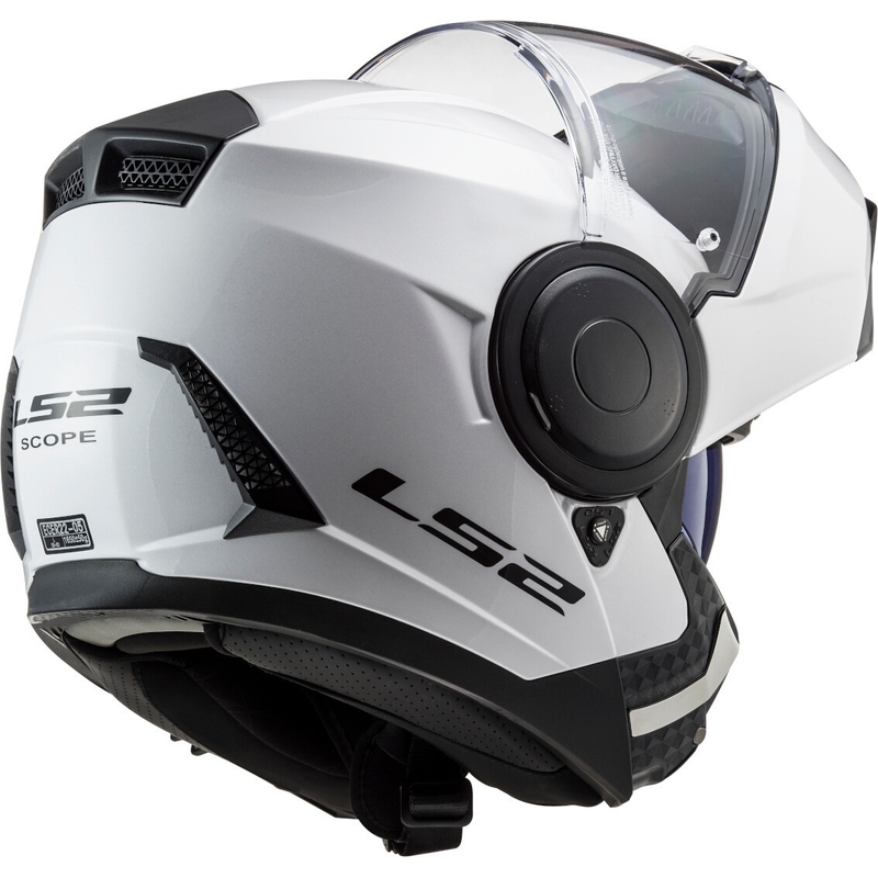 LS2 FF902 Casca de motocicletă LS2 FF902 Scope Solid Motorcycle Helmet White
