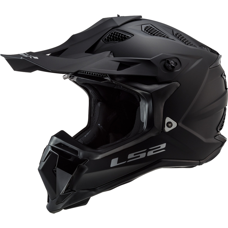 Cască de motocros LS2 MX470 Subverter Noir negru mat