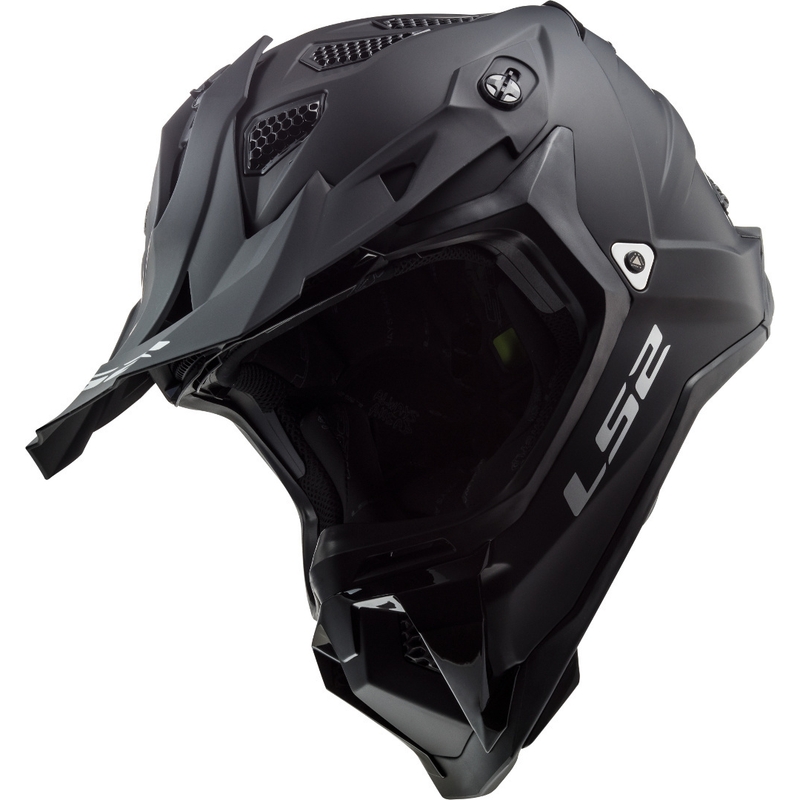 Cască de motocros LS2 MX470 Subverter Noir negru mat