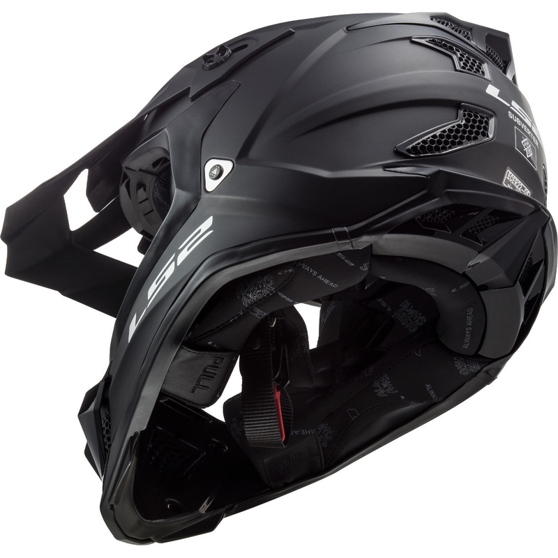 Cască de motocros LS2 MX470 Subverter Noir negru mat