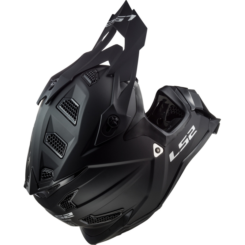 Cască de motocros LS2 MX470 Subverter Noir negru mat