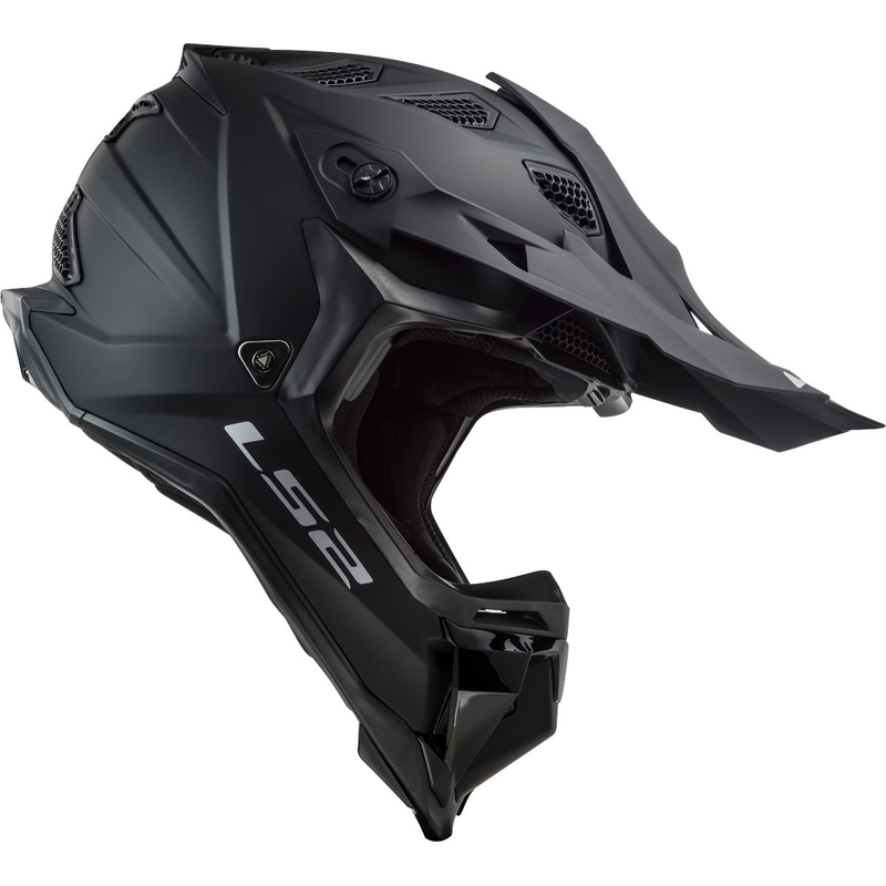Cască de motocros LS2 MX470 Subverter Noir negru mat