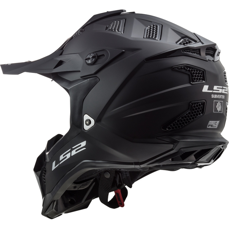 Cască de motocros LS2 MX470 Subverter Noir negru mat